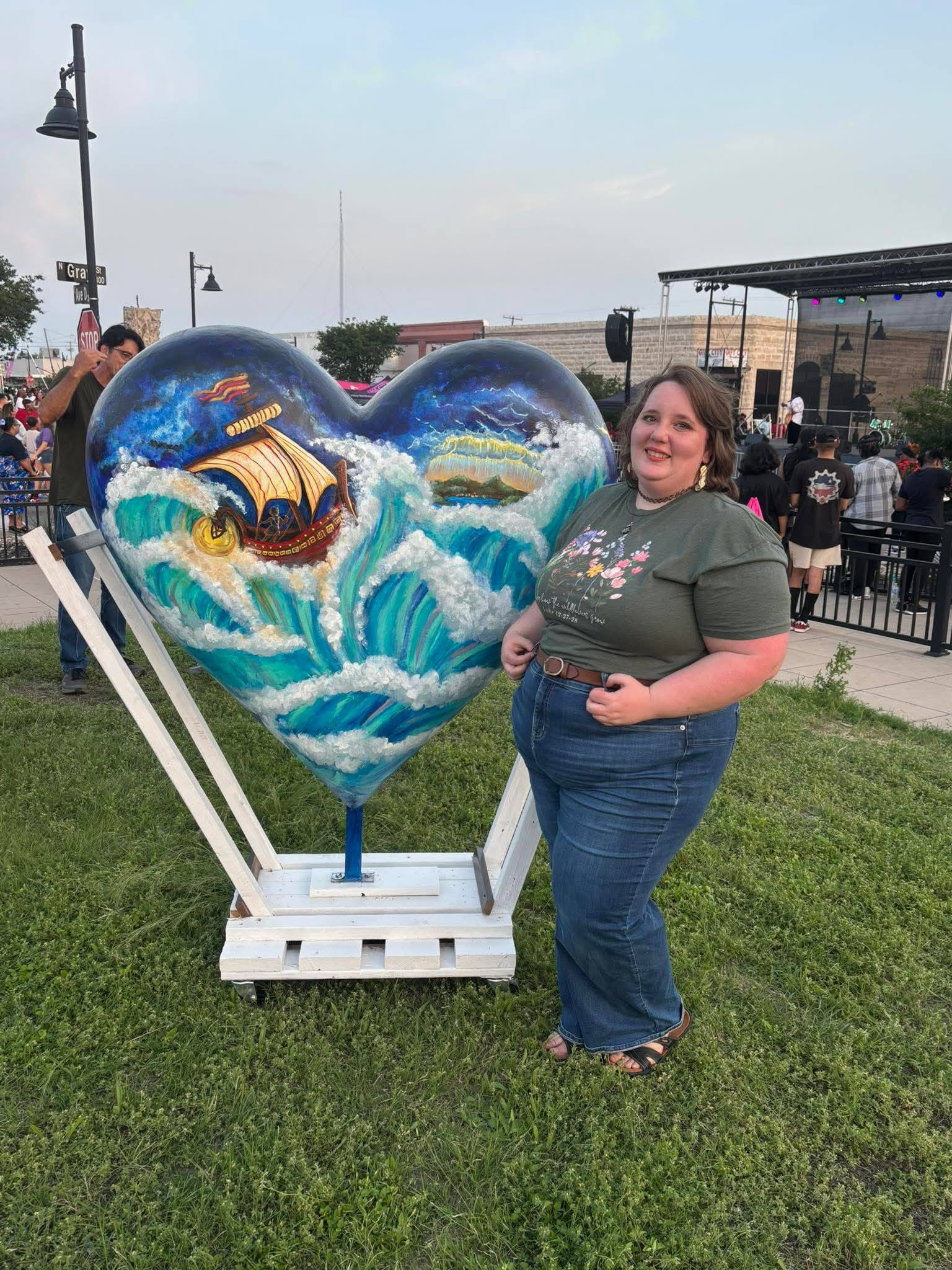 Hearts of Killeen Sculpture Series.