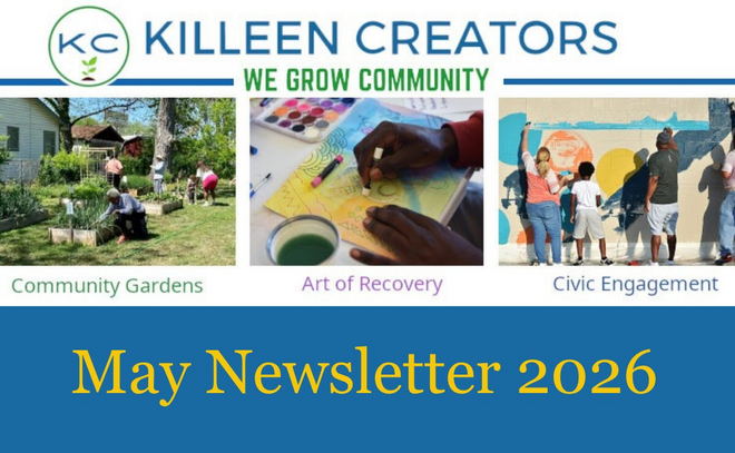 Killen Creators May newsletter