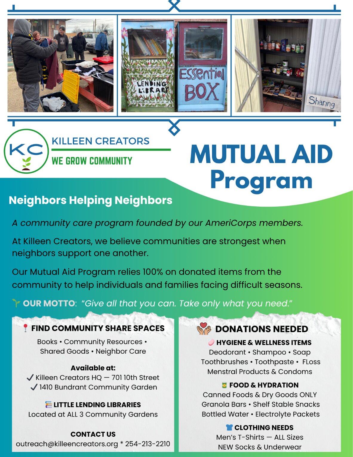 Mutual Aid Program.