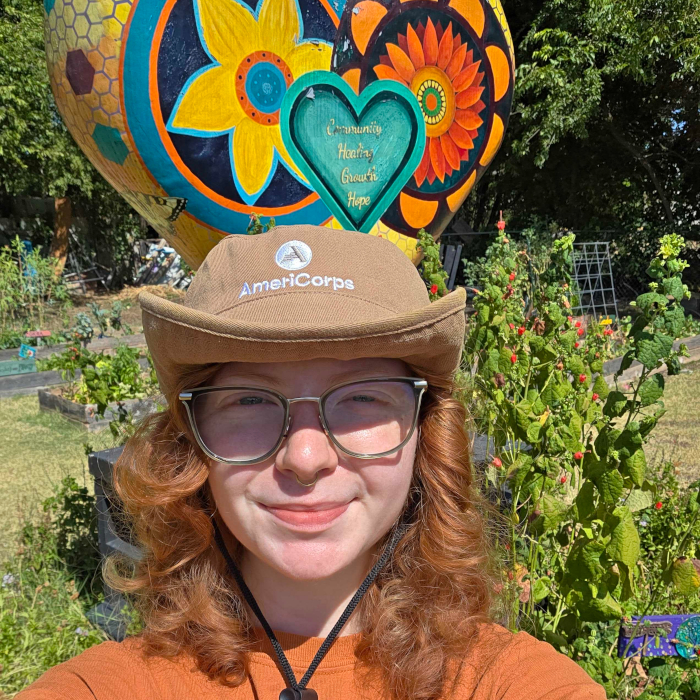 Courtney Fisher, AmeriCorps member.